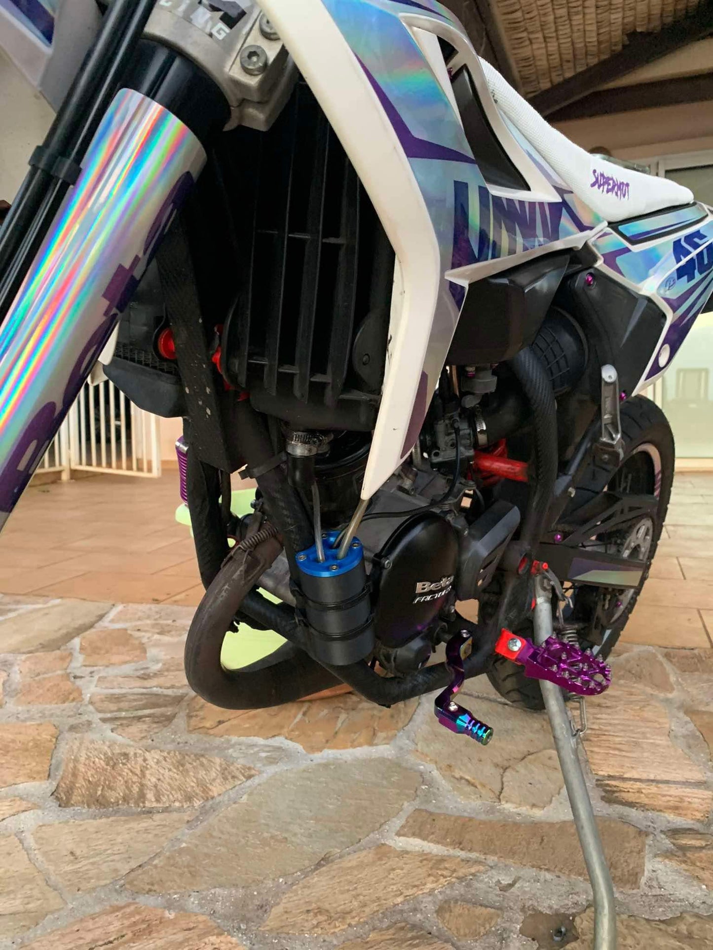 Moto - Récupérateur de fluide