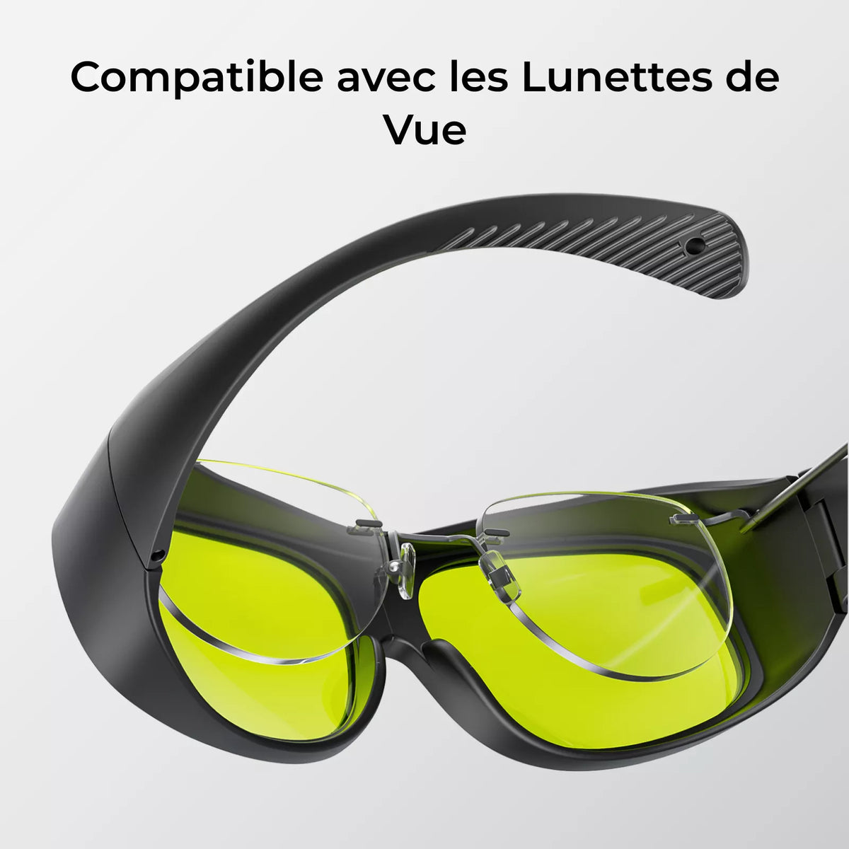 xTool - Lunettes de Sécurité pour Laser - 190nm-460nm & 800nm-1100nm