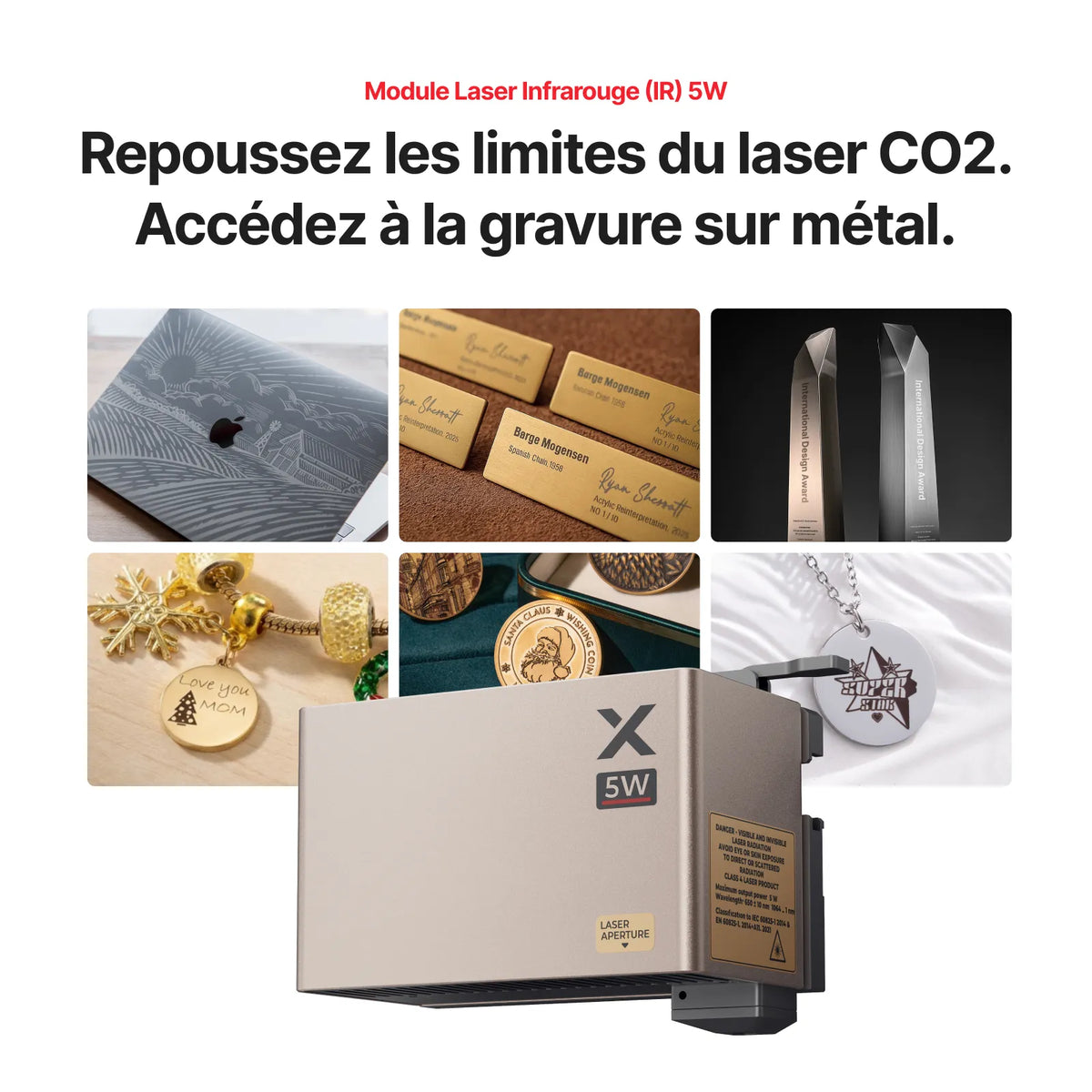 xTool - P3 - Module Laser Infrarouge (IR) - 5W