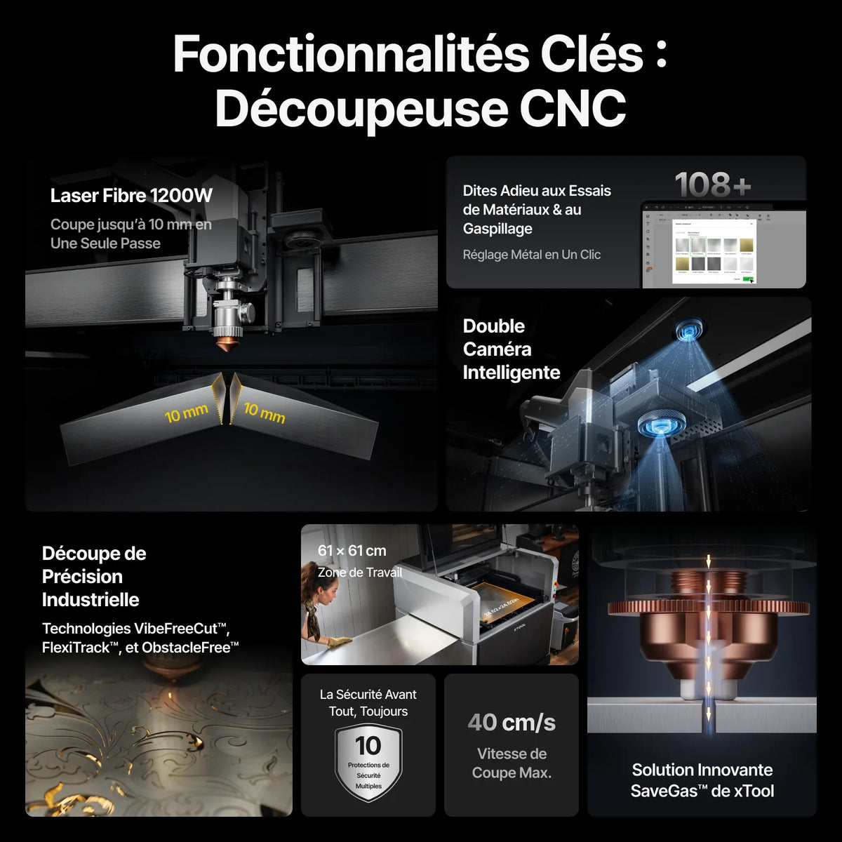 xTool - MetalFab - Découpeur CNC