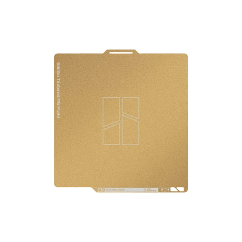 Bambu Lab - X1/P1/P2/A1 - Plateau PEI Texturé Doré (Textured PEI Plate Gold)