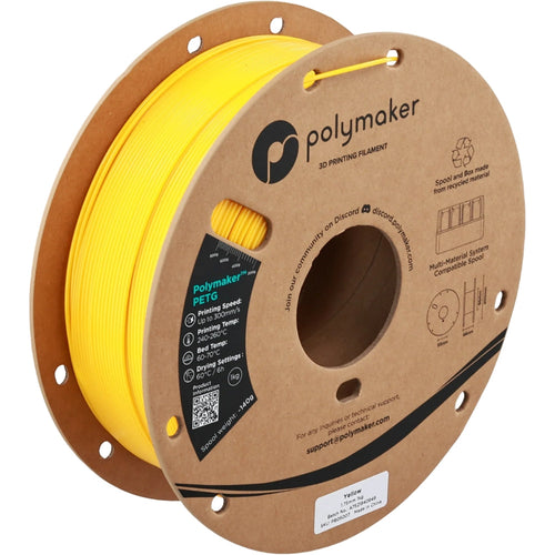 Polymaker - PETG - Jaune (Yellow) - 1.75mm - 1kg