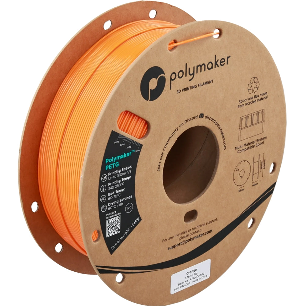 Polymaker - PETG - Orange (Orange) - 1.75mm - 1kg