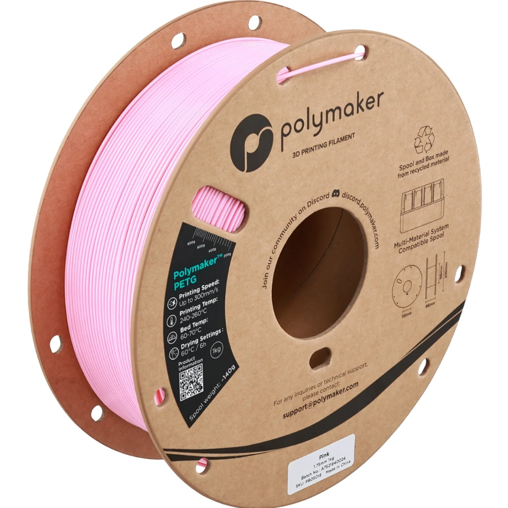 Polymaker - PETG - Rose (Pink) - 1.75mm - 1kg