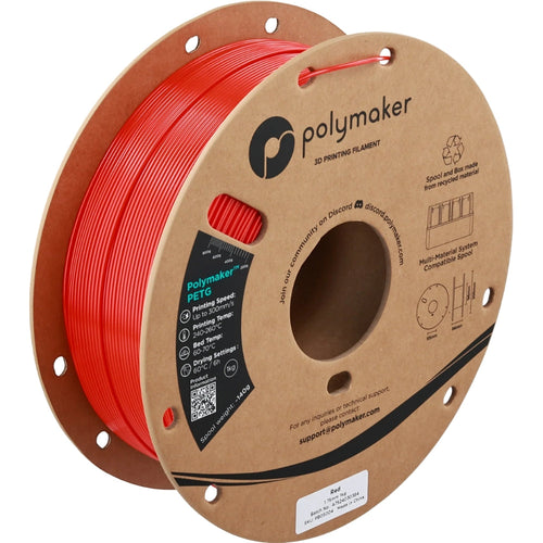 Polymaker - PETG - Rouge (Red) - 1.75mm - 1kg