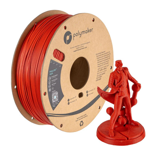 Polymaker - PolyLite ASA - Rouge Galaxie (Galaxy Red) - 1.75mm - 1kg