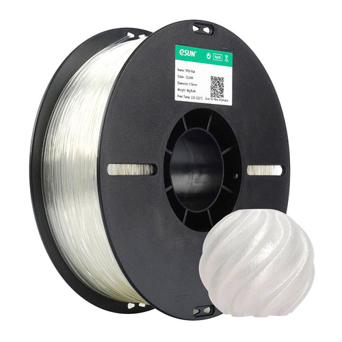 eSUN - TPU 95A - Transparent (Clear) - 1.75mm - 1kg