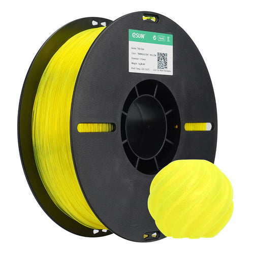eSUN - TPU 95A - Jaune Transparent (Transp. Yellow) - 1.75mm - 1kg