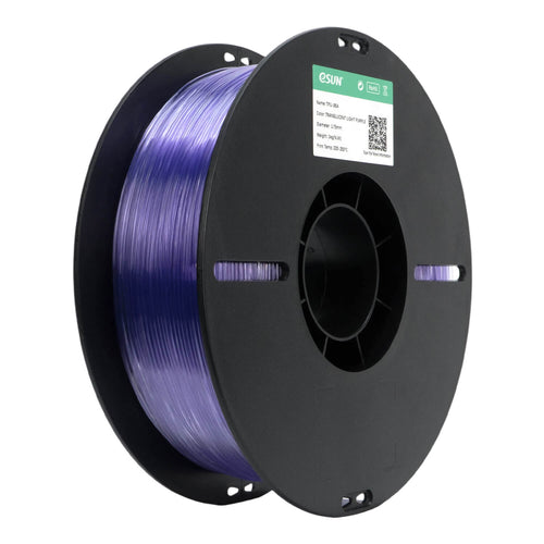 eSUN - TPU 95A - Violet Transparent (Transp. Purple) - 1.75mm - 1kg