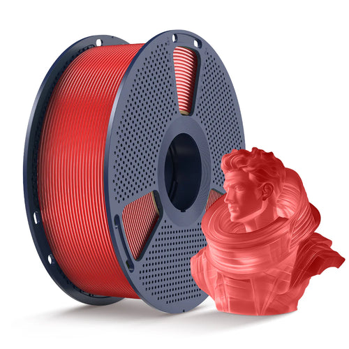 SUNLU - PETG Transparent - Rouge (Red) - 1.75mm - 1kg