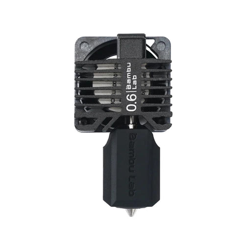 Bambu Lab - X1C - Tête d'Extrusion Complète Buse 0,6 mm en Acier trempé (Complete Hotend Assembly)