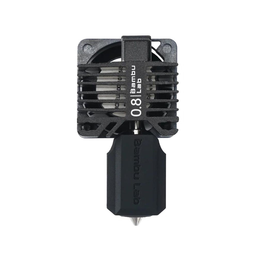 Bambu Lab - X1C - Tête d'Extrusion Complète Buse 0.8mm en Acier trempé (Complete Hotend Assembly)