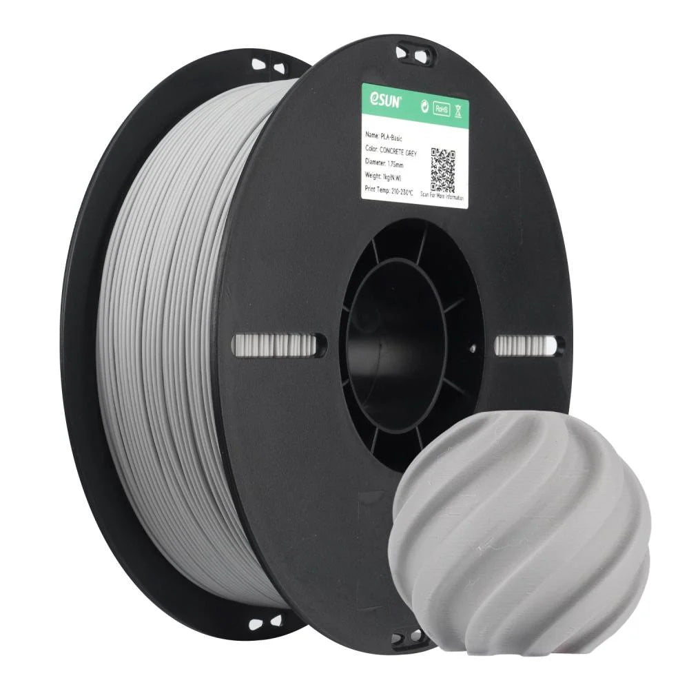 eSUN - PLA Basic - Gris Béton (Concrete Grey) - 1.75mm - 1kg