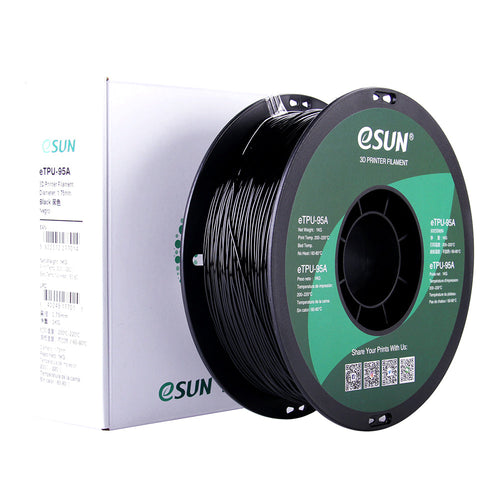 eSUN - TPU 95A - Noir (Black) - 1.75mm - 1kg