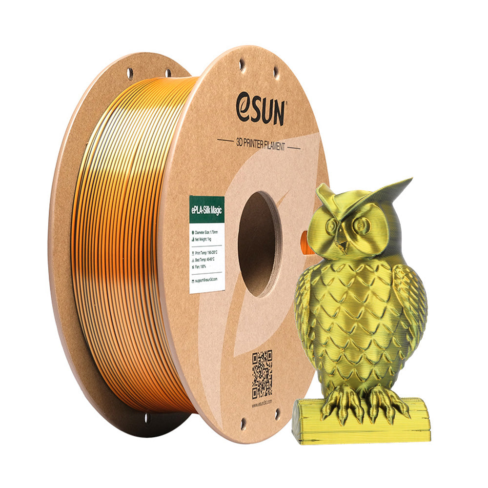 eSUN - PLA Silk - Magic - Noir/Or (Black/Gold) - 1.75mm - 1kg