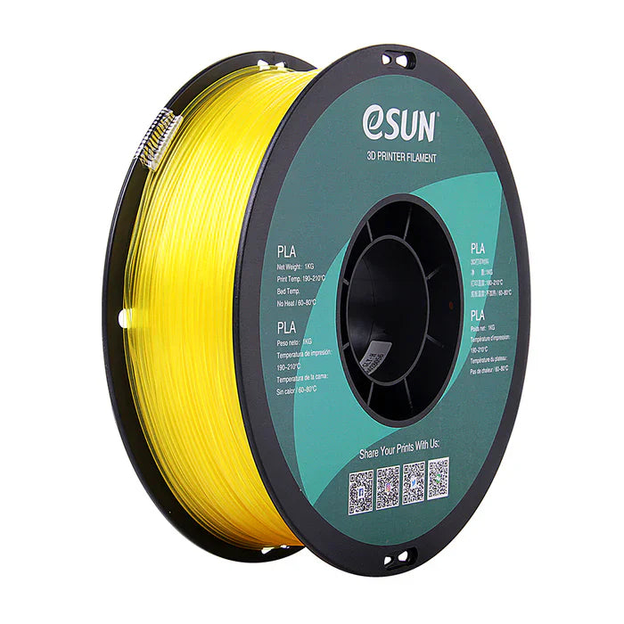 eSUN - PLA Translucent - Jaune citron (Lemon Yellow) - 1.75mm - 1kg