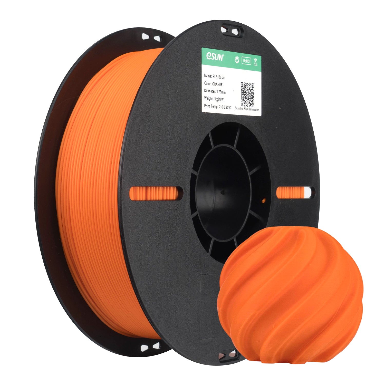 eSUN - PLA Basic - Orange (Orange) - 1.75mm - 1kg