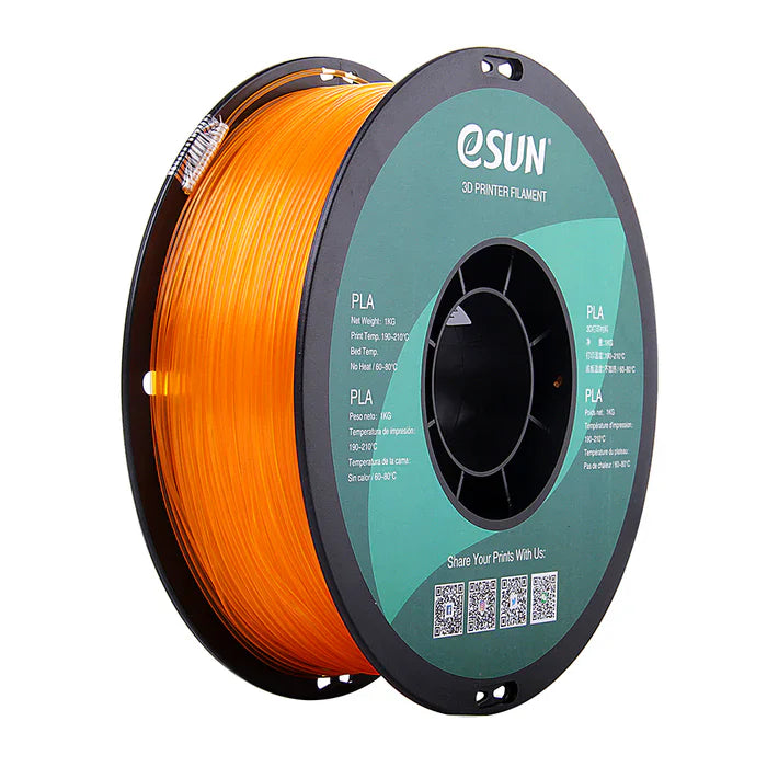 eSUN - PLA Translucent - Orange (Orange) - 1.75mm - 1kg