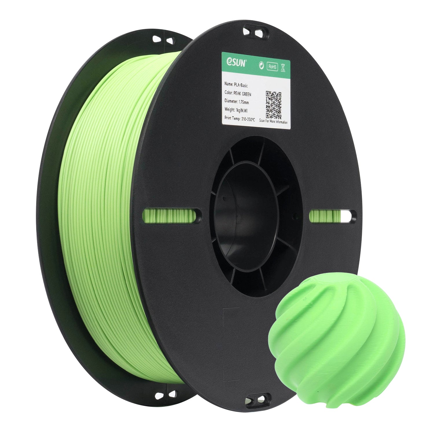 eSUN - PLA Basic - Vert Pic (Peak Green) - 1.75mm - 1kg