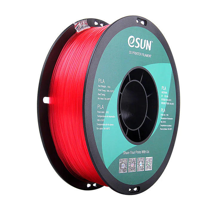 eSUN - PLA Translucent - Rouge pastèque (Watermelon Red) - 1.75mm - 1kg