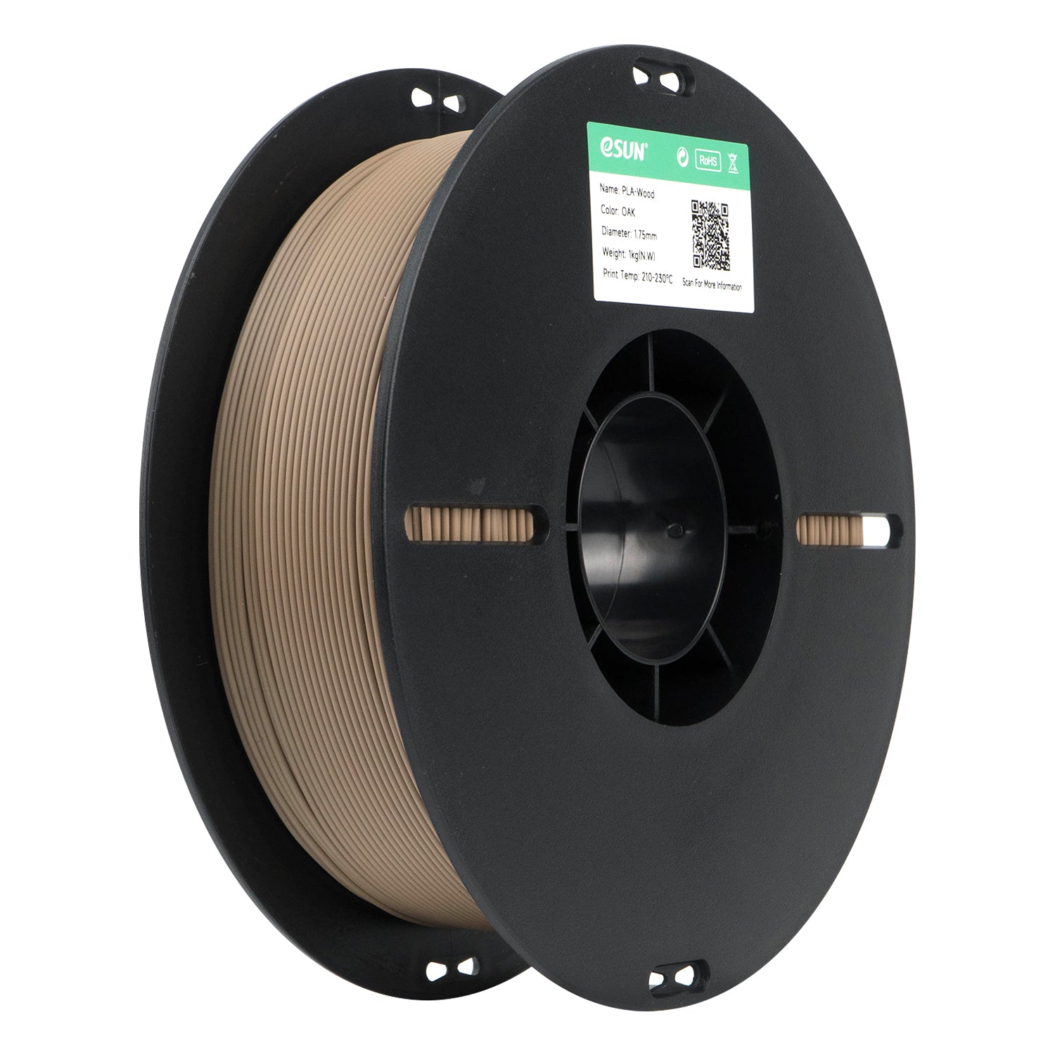 eSUN - PLA Wood - Chêne (Oak) - 1.75mm - 1kg