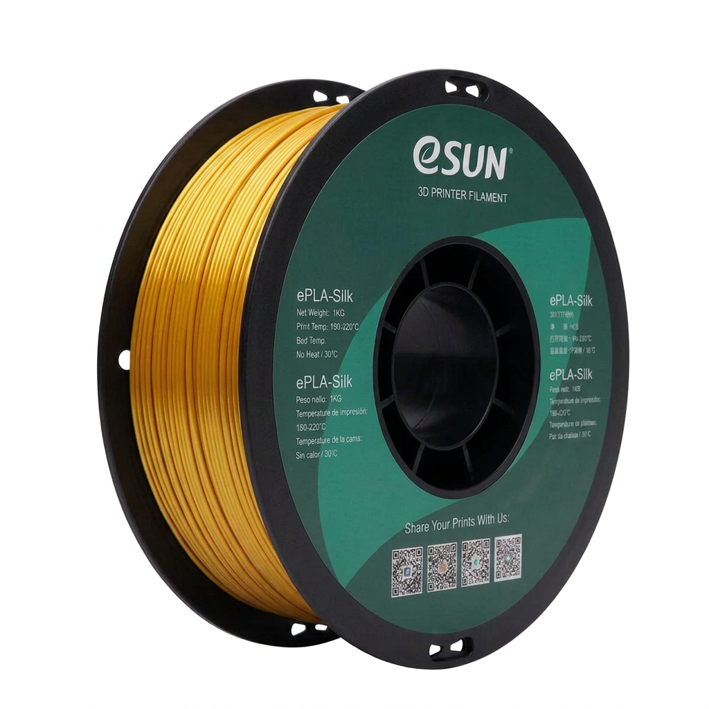 eSUN - PLA Silk - Jaune Foncé (Dark Yellow) - 1.75mm - 1kg