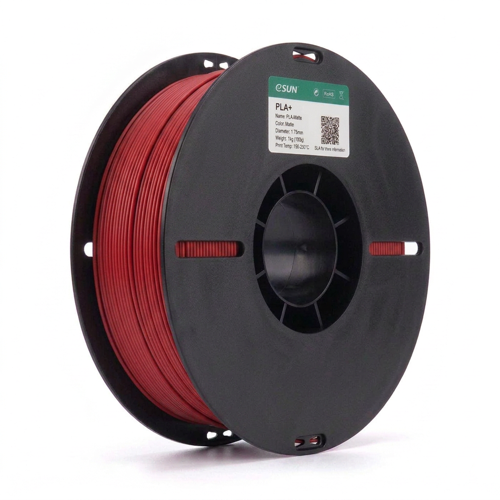 eSUN - PLA Matte - Rouge Pompier (Fire Engine Red) - 1.75mm - 1kg