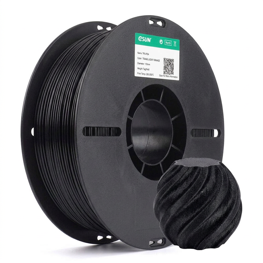 eSUN - TPU 95A - Noir (Black) - 1.75mm - 1kg