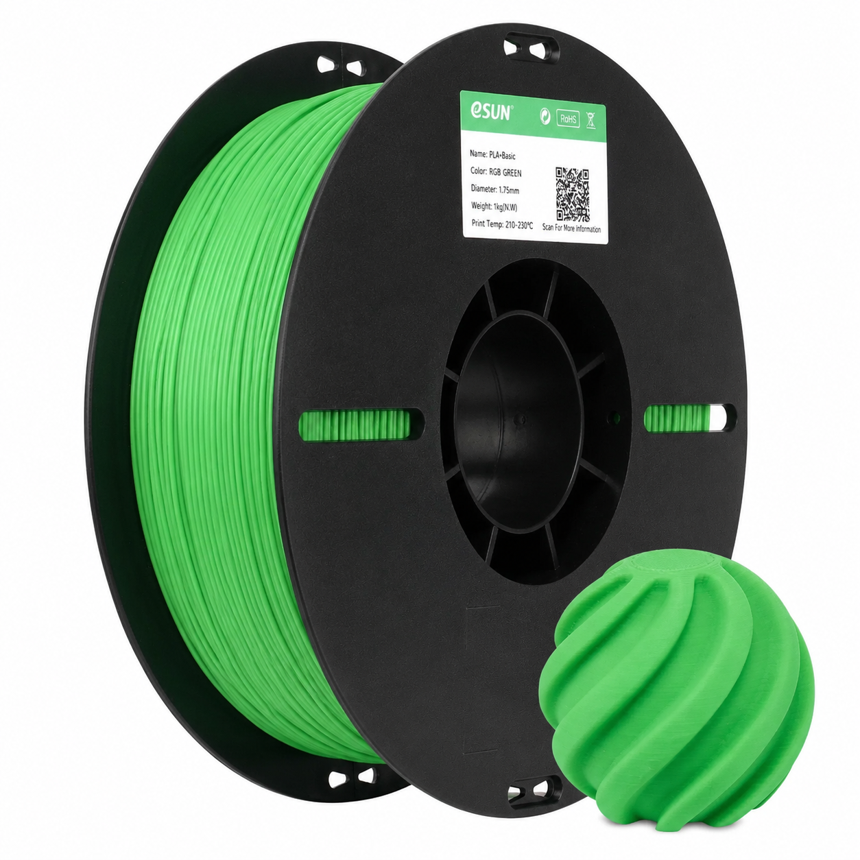 eSUN - PLA Basic - Vert (Green) - 1.75mm - 1kg