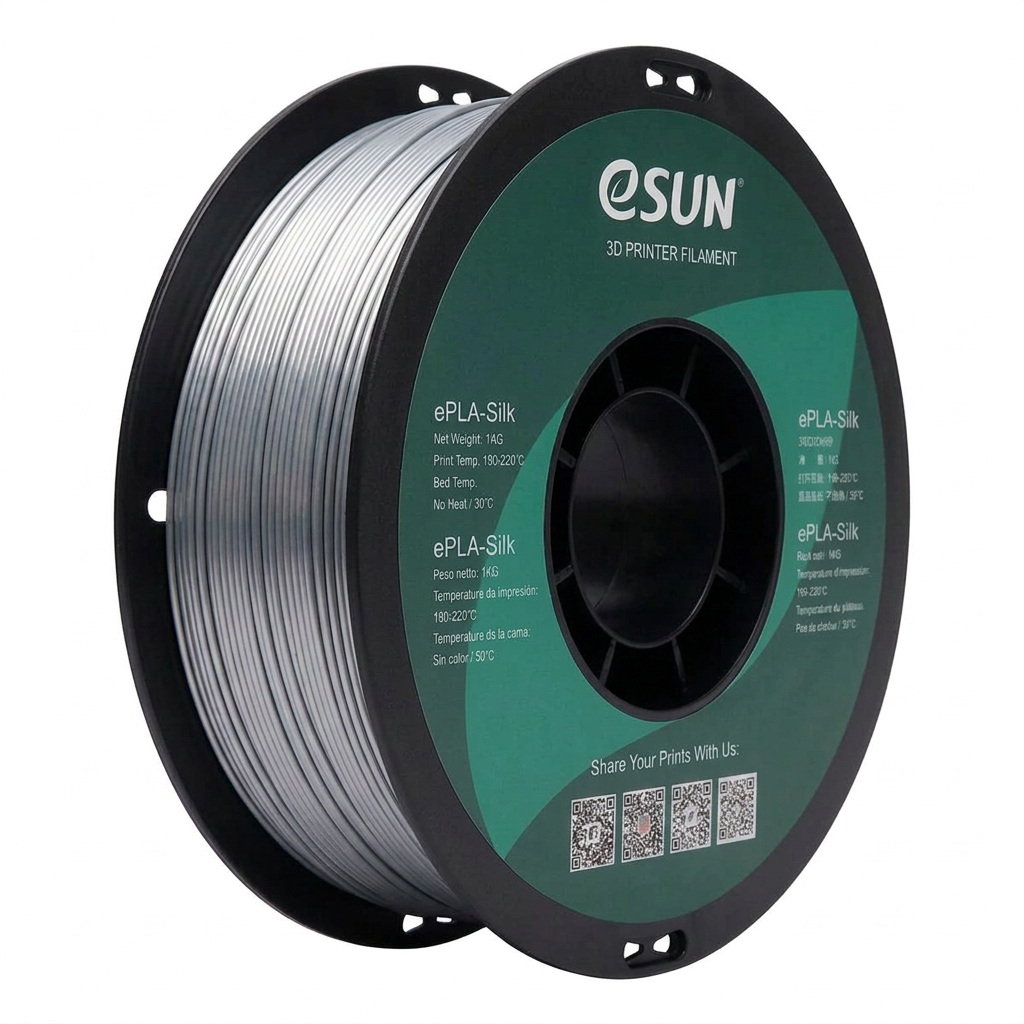 eSUN - PLA Silk - Argent (Silver) - 1.75mm - 1kg