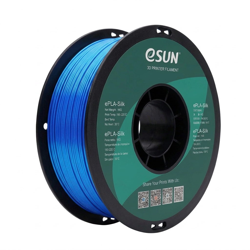 eSUN - PLA Silk - Bleu (Blue) - 1.75mm - 1kg