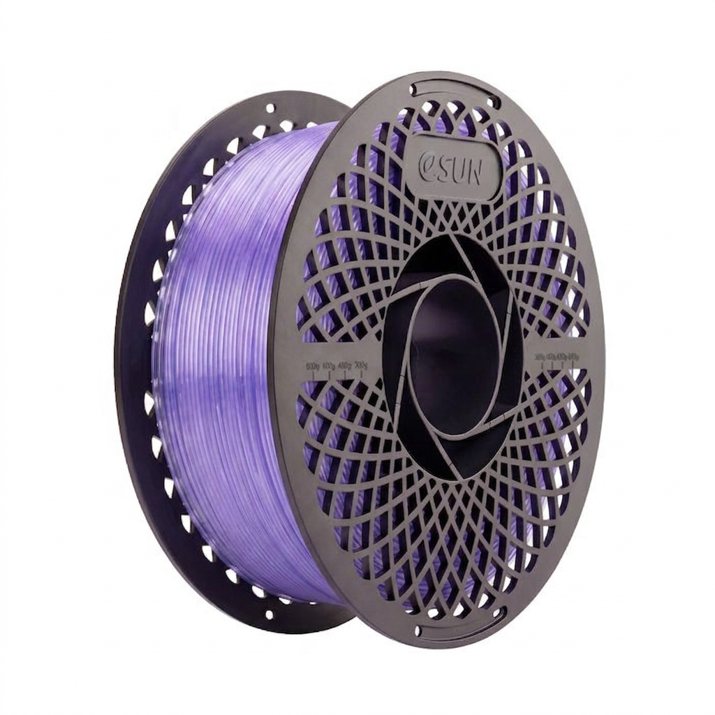 eSUN - PLA Clear - Violet Clair Translucide (Translucent Light Purple) - 1.75mm - 1kg