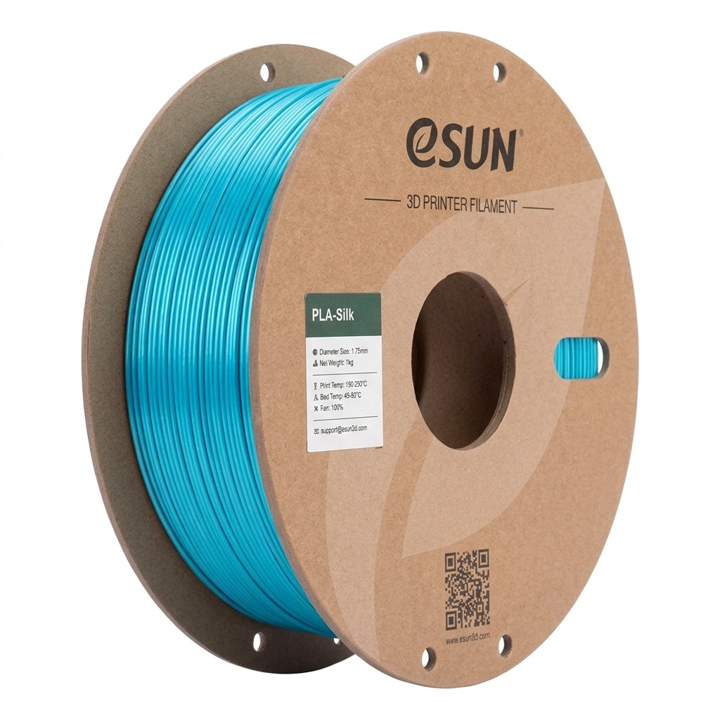 eSUN - PLA Silk - Cyan (Cyan) - 1.75mm - 1kg
