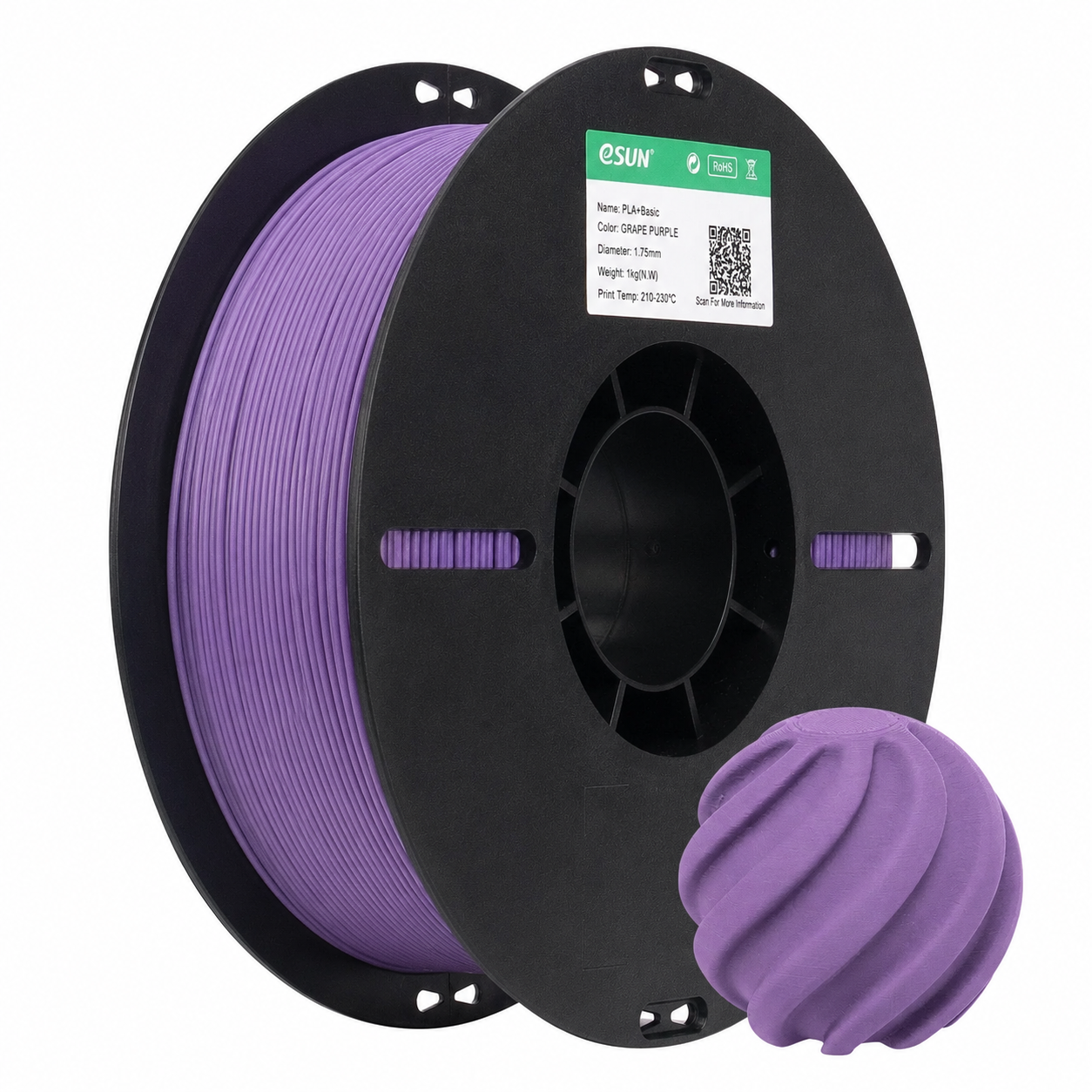 eSUN - PLA Basic - Violet (Grape Purple) - 1.75mm - 1kg