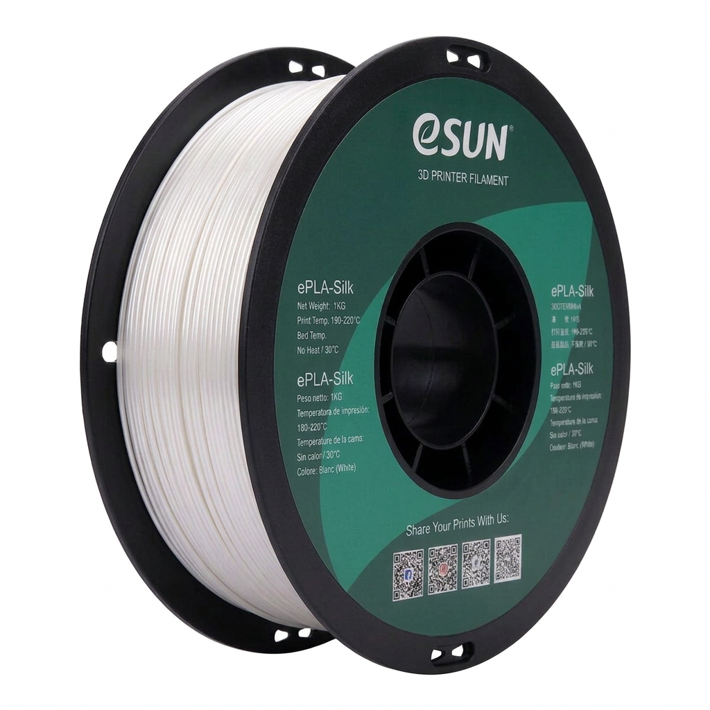 eSUN - PLA Silk - Blanc (White) - 1.75mm - 1kg