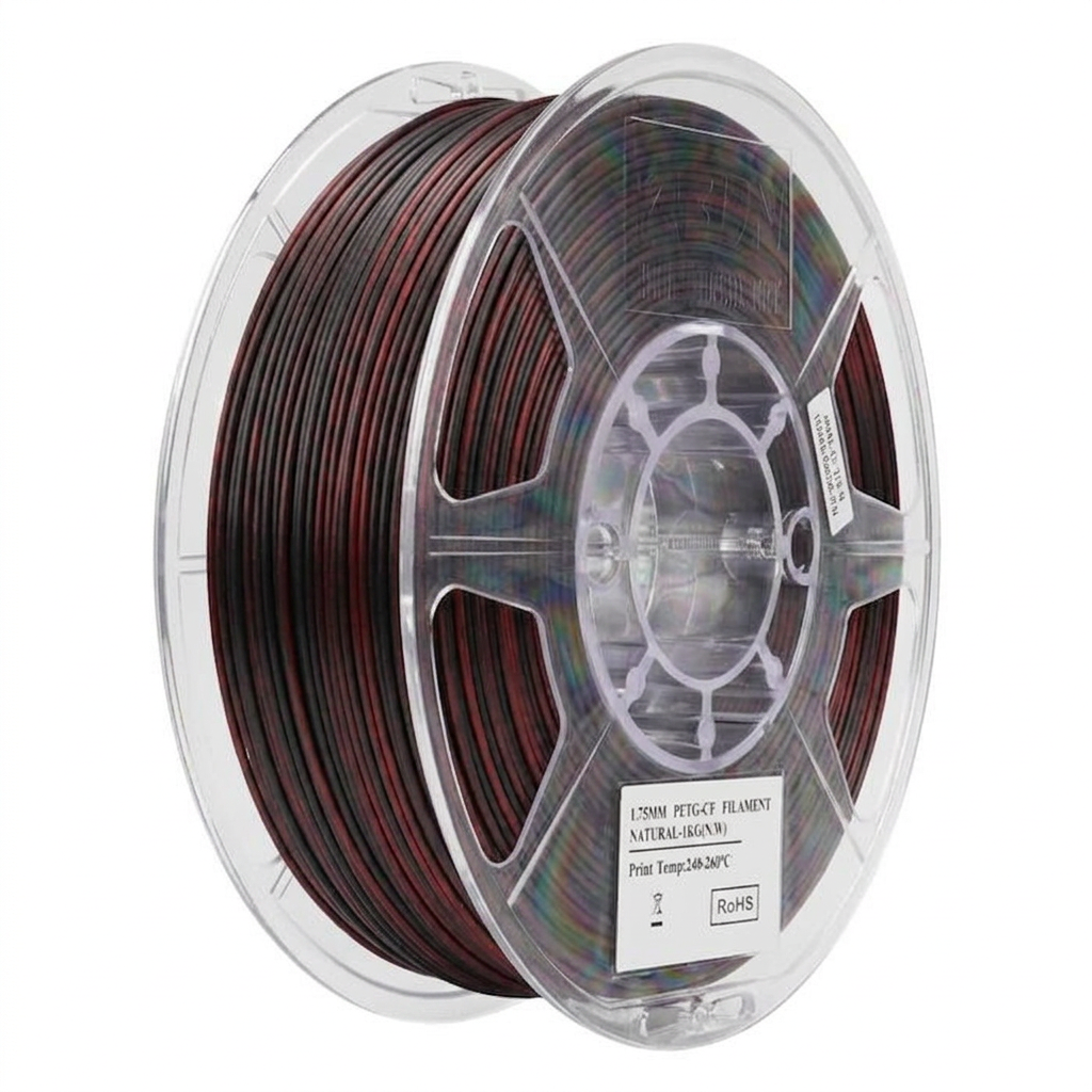 eSUN - PETG-CF - Noir Rouge (Black Red) - 1.75mm - 1kg