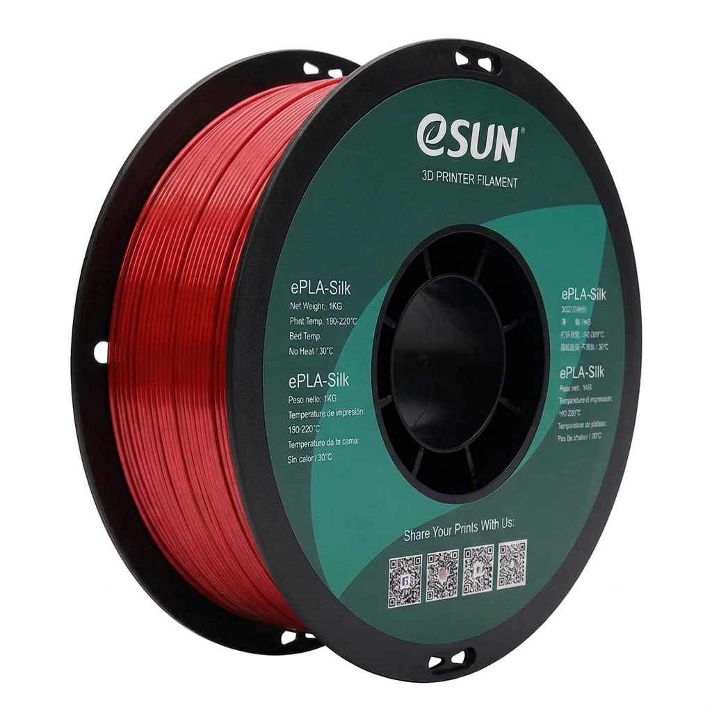 eSUN - PLA Silk - Rouge (Red) - 1.75mm - 1kg