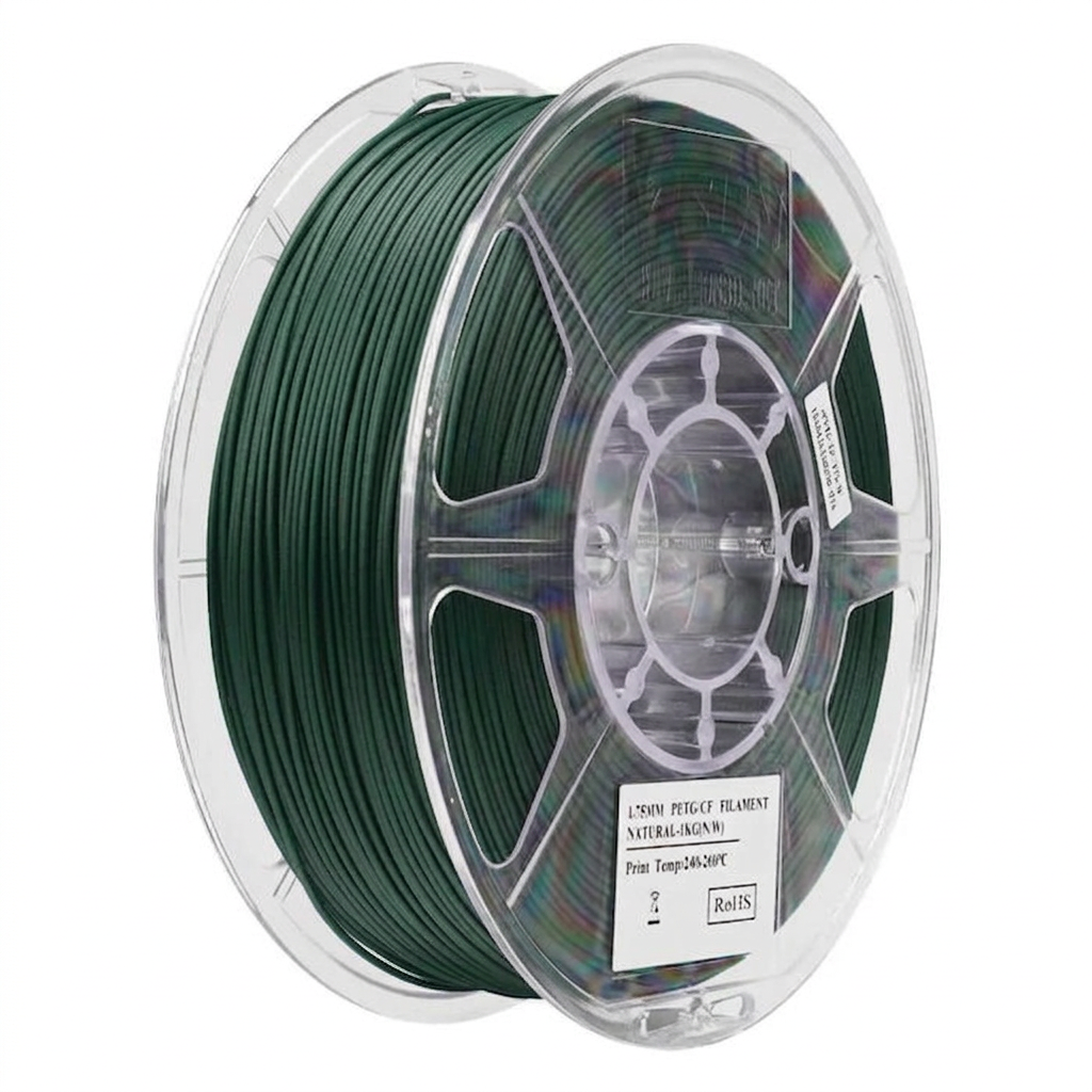 eSUN - PETG-CF - Vert Foncé (Dark Green) - 1.75mm - 1kg