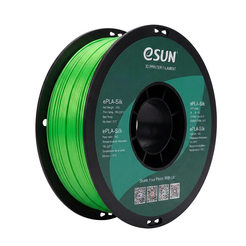 eSUN - PLA Silk - Vert (Green) - 1.75mm - 1kg