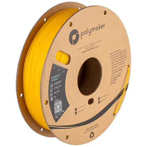 Polymaker - PolyFlex TPU95A - Jaune (Yellow) - 1.75mm - 1kg