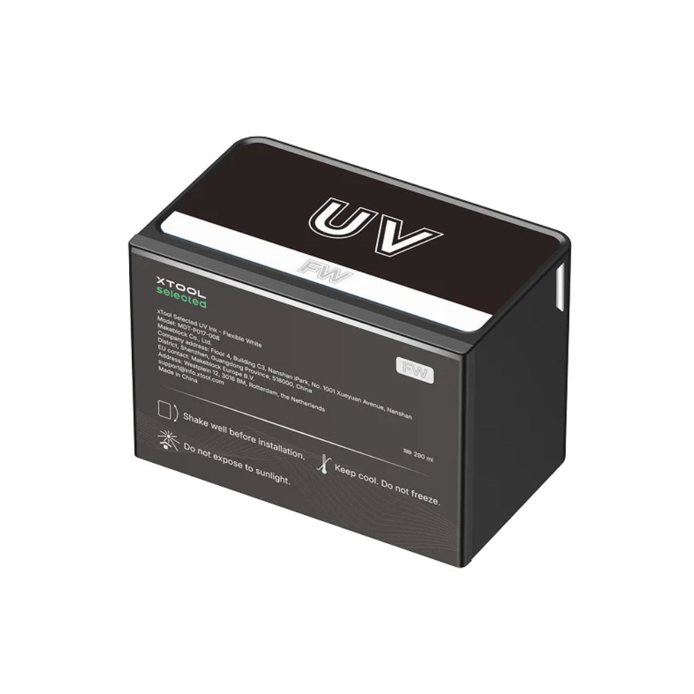 xTool - O1 Omni - Encre Textile UV - Flexible White 290ml